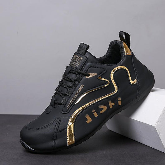 BASKETS BLACK & GOLD-ÉLÉGANCE URBAINE ET STYLE