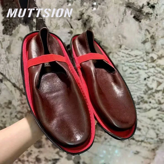 MOCASSINS EN CUIR SOUPLE