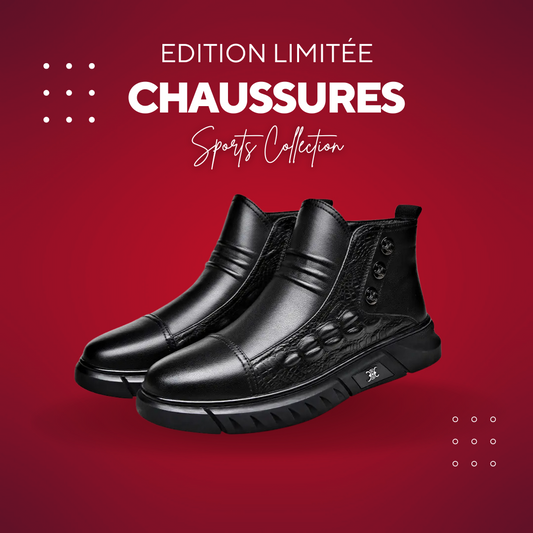 CHAUSSURES NOIRES AU DESIGN BRITANNIQUES