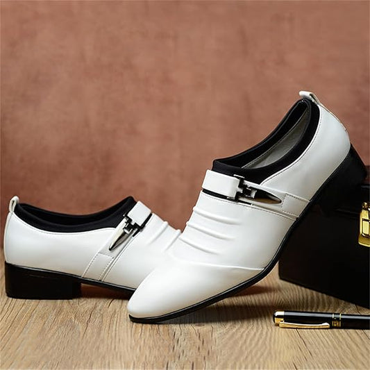 Mocassins à bretelles et boucles pour hommes