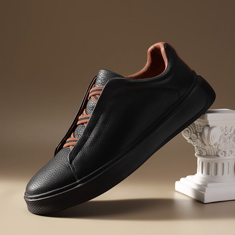 Chaussures CuirGrainé™ – Élégance Minimaliste & Confort Quotidien