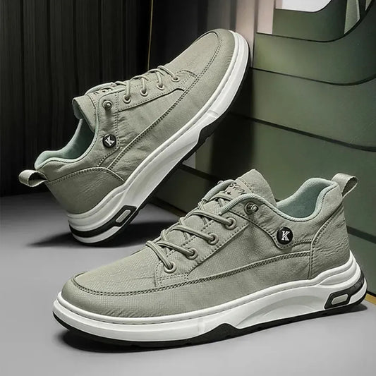BASKETS HOMME KAKI SEMELLE ÉPAISSE - BF