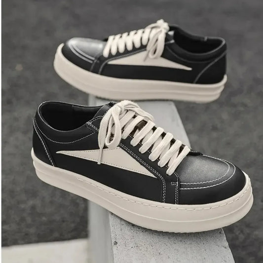 BASKETS HOMME BLACK &WHITE STREETWEAR