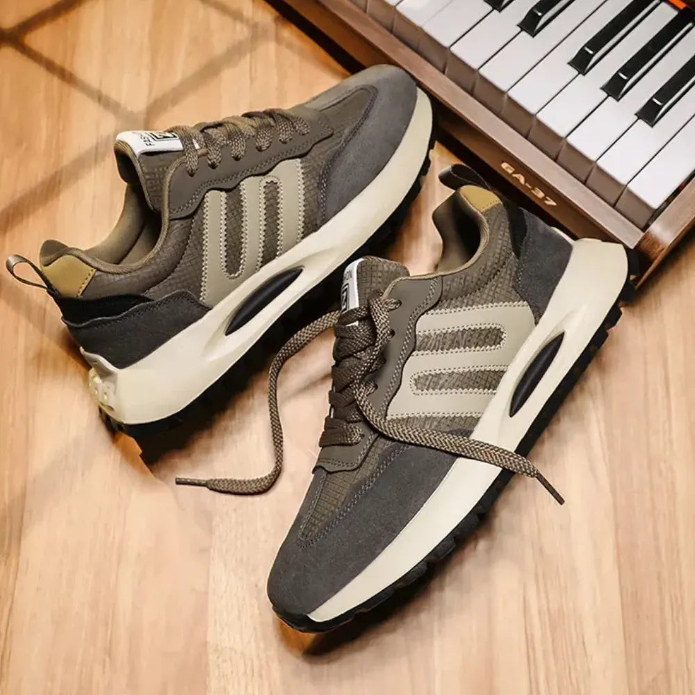 SNEAKERS RÉTRO KAKI SAGE - ML