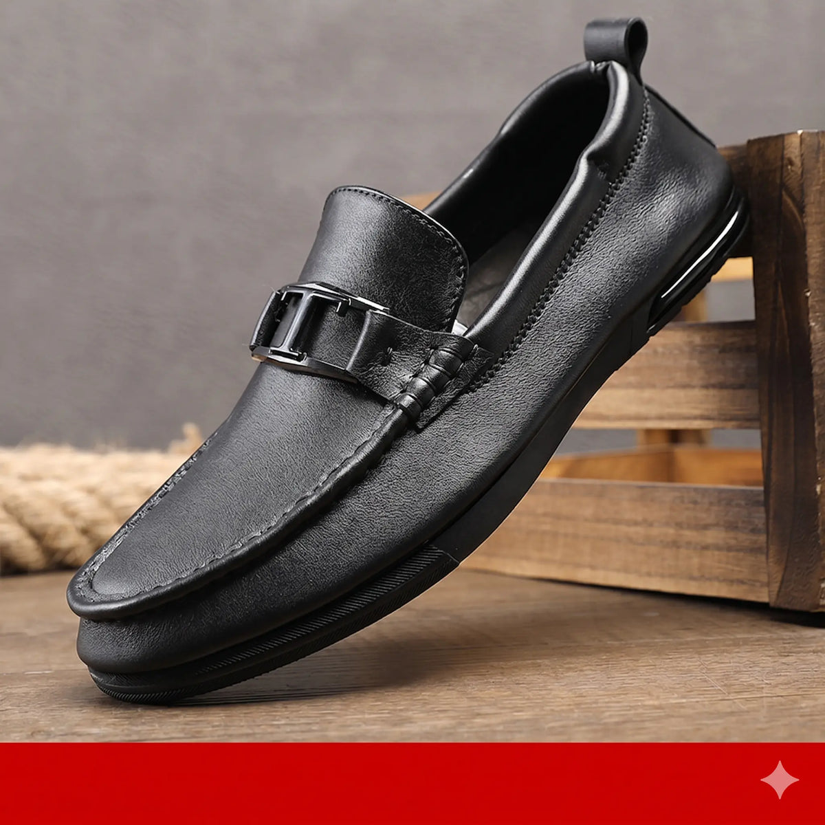 Mocassins Noirs Premium souples