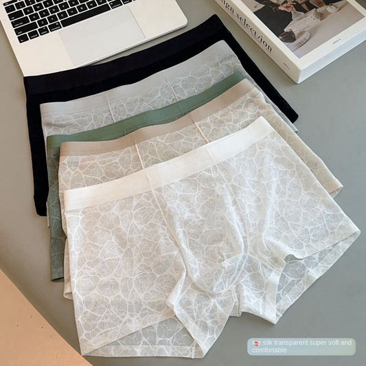 BOXERS ICE SILK TRANSPARENTS – FRAÎCHEUR, DOUCEUR ET LÉGÈRETÉ