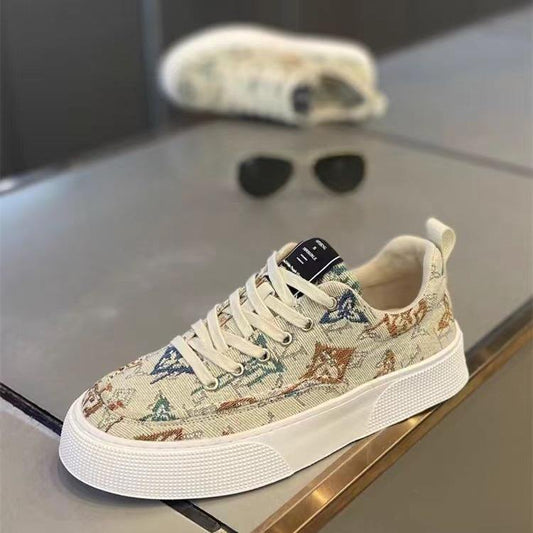 CHAUSSURES BASSES EN TOILE