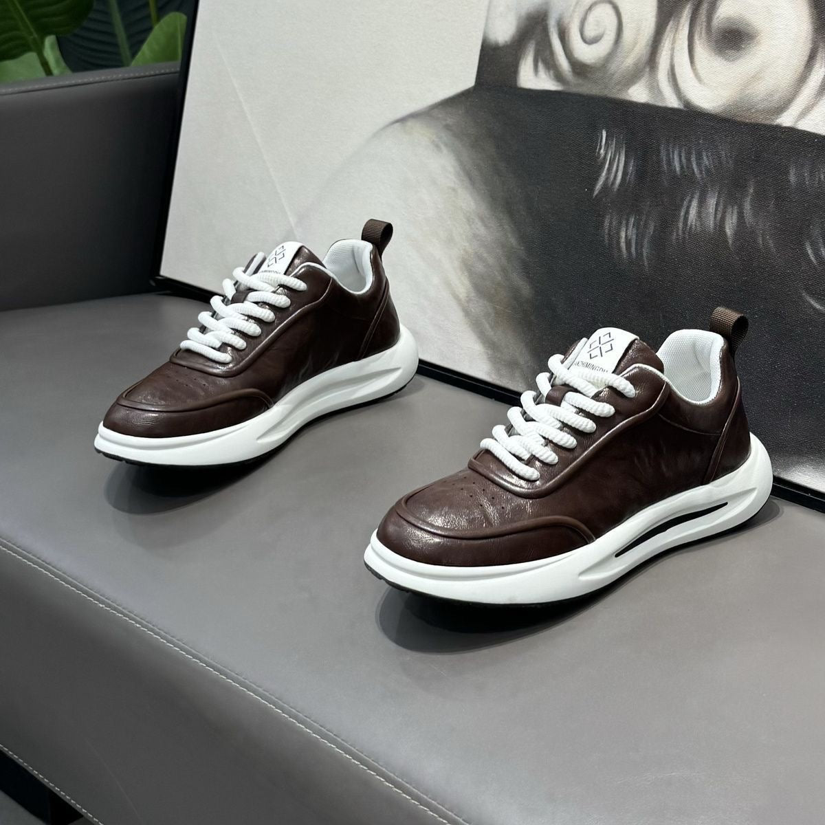 CUIR MARRON ÉLÉGANCE-ML