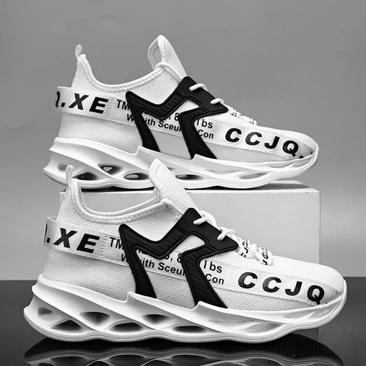 Baskets de sport respirantes style futuriste pour hommes