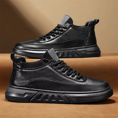 BASKETS MID-TOP BLACK STEEL