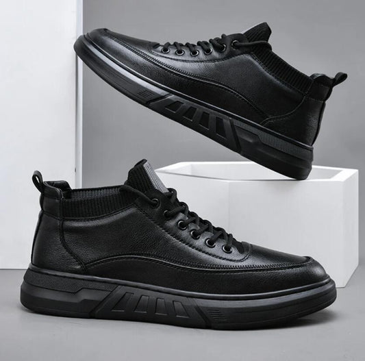 BASKETS MID-TOP BLACK STEEL - GB