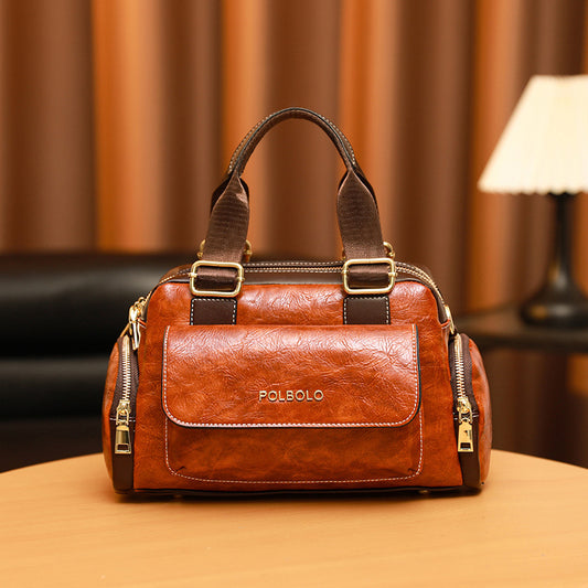 SAC À MAIN RÉTRO BOSTON EN PU