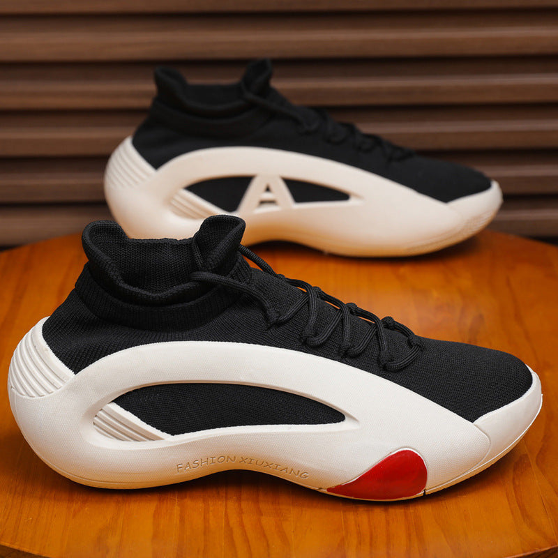 BASKETS FUTURISTES STYLE ET CONFORT-BN