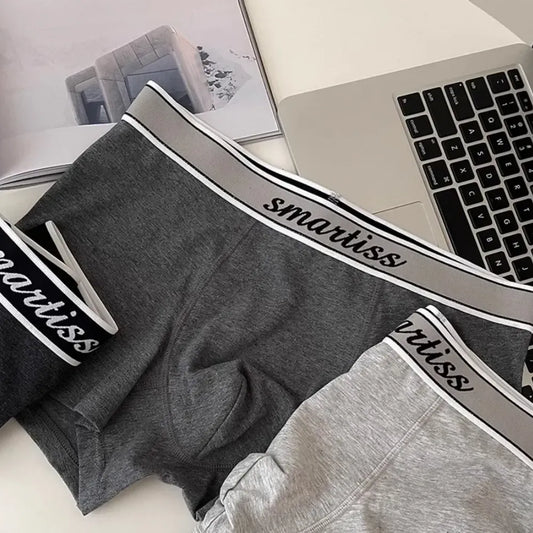LOT BOXERS HOMME "SMARTISS" COTON CHINÉ