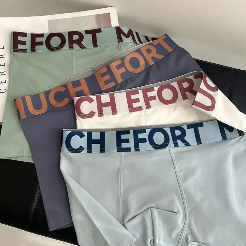 LOT DE BOXERS GRAPHIQUES "TYPO-WAIST"