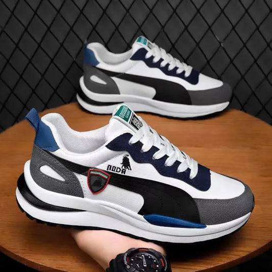 BASKETS SPORT HOMME FERRARI BLANCHES - BF