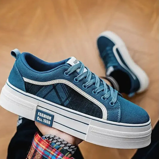 BASKETS BLEUES CANARD HOMME - BF