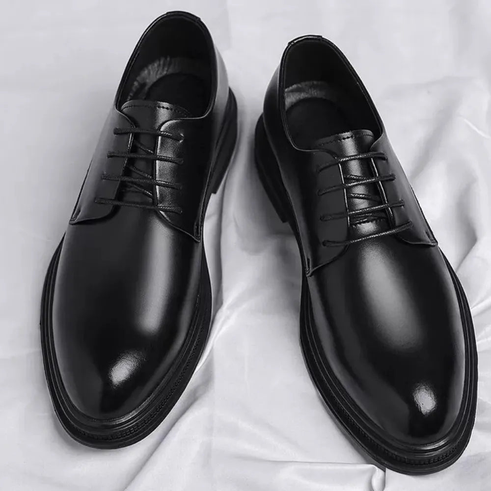DERBIES NOIRES POUR HOMME - BN