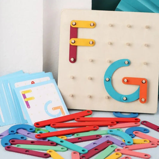 JEU ÉDUCATIF CRÉATIF BOIS