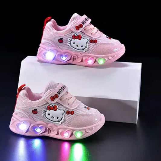 BASKETS FILLES LUMINEUSES HELLO KITTY