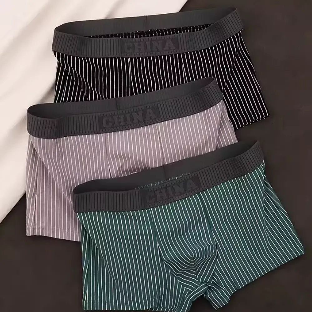 BOXERS HOMME RAYÉS LOT MULTICOLORE - ML
