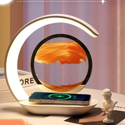 LAMPE DÉCO LUNE OCÉAN + CHARGEUR - BF