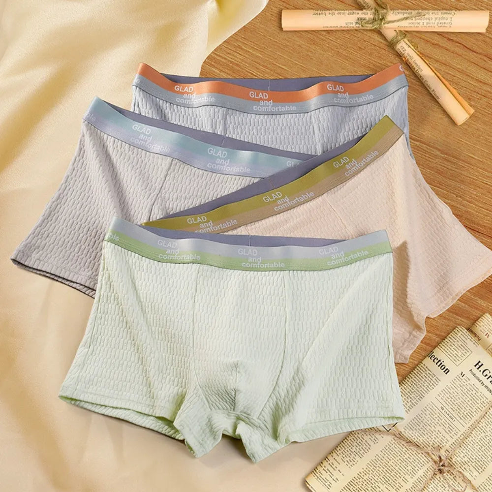 LOT DE 4 BOXERS "GLAD & COMFORTABLE" - ML