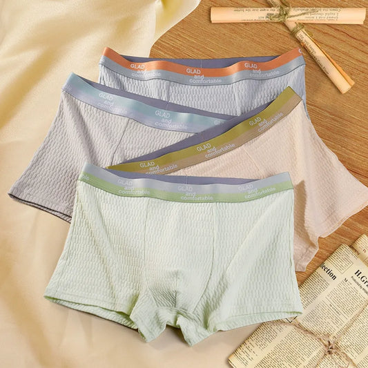 LOT DE 4 BOXERS "GLAD & COMFORTABLE"