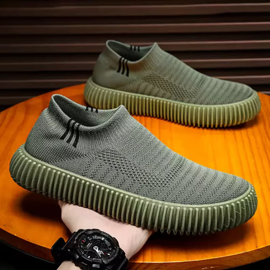 BASKETS SLIP-ON KNIT MILITARY 2025 - BF