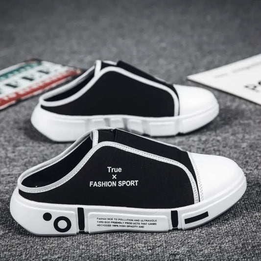MULES SNEAKERS NOIRES HOMME STYLE SPORT - ML