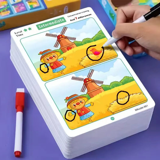 JEU ÉDUCATIF "TROUVE LES DIFFÉRENCES"