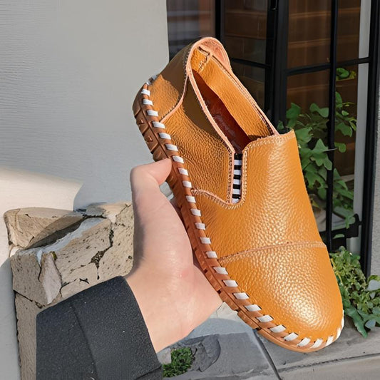 CHAUSSURES EN CUIR MARRON POUR HOMMES