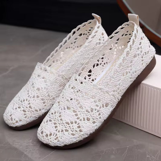 Chaussures d'été en dentelle pour femmes