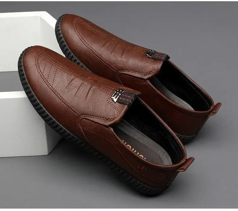 MOCASSINS MARRON LÉGERS & ÉLÉGANTS – CONFORT TOUTE LA JOURNÉE