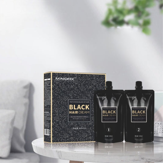 BLACK HAIR CREAM™ – COUVERTURE PARFAITE DES CHEVEUX BLANCS