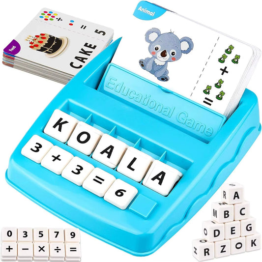 JEU D'APPRENTISSAGE 2-EN-1 POUR ENFANTS – LETTRES-BF