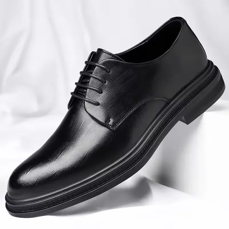 CHAUSSURES EN CUIR NOIR CLASSIQUES